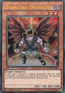 Finsterlord Ukoback DUSA-022 Ultra Rare Near Mint Deutsch 1. Auflage