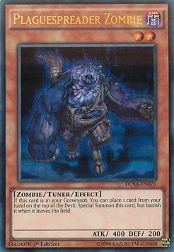 Seuchenverbreitender Zombie DUSA-076 Ultra Rare Excellent Deutsch 1. Auflage