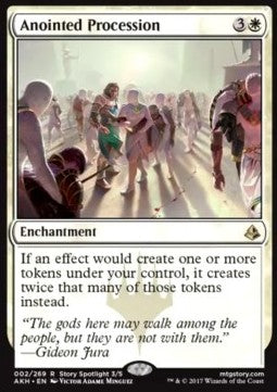 Anointed Procession AKH-2 Rare Light Played Englisch