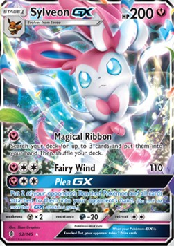 Sylveon GX GRI-92 Ultra Rare Good Deutsch