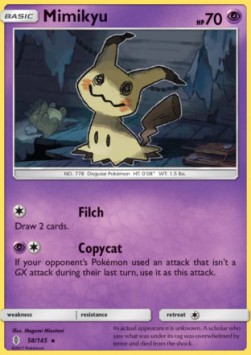 Mimigma GRI-58 Holo Rare Light Played Deutsch