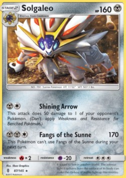 Solgaleo GRI-87 Rare Excellent Deutsch