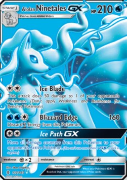 Alolan Vulnona GX GRI-132 Ultra Rare Good Deutsch