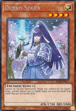 Denko Sekka BLLR-052 Secret Rare Excellent Deutsch 1. Auflage