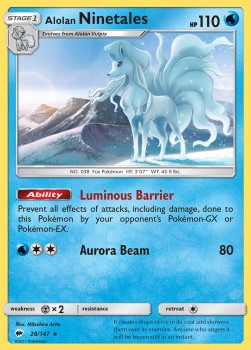 Alolan Vulnona BUS-28 Rare Good Deutsch Reverse Holo