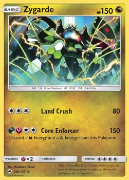 Zygarde BUS-100 Holo Rare Near Mint Deutsch