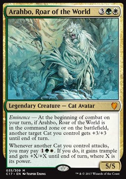 Arahbo, Roar of the World C17-35 Mythic Good Englisch Foil