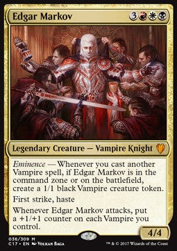 Edgar Markov C17-36 Mythic Good Englisch Foil