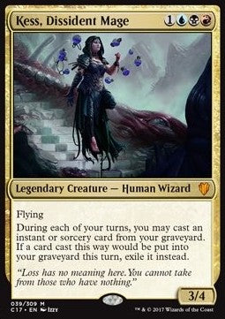 Kess, abtrünnige Magierin C17-39 Mythic Good Deutsch Foil
