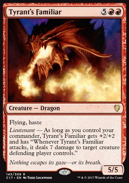 Tyrant's Familiar C17-143 Rare Good Englisch