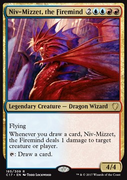 Niv-Mizzet, the Firemind C17-185 Rare Excellent Englisch
