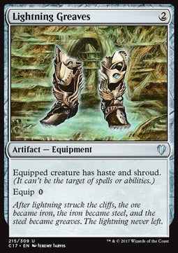 Lightning Greaves C17-215 Uncommon Excellent Englisch