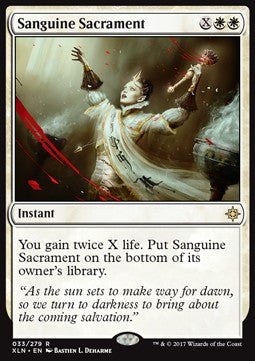 Sanguine Sacrament XLN-33 Rare Near Mint Englisch