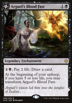 Arguel's Blood Fast / Temple of Aclazotz XLN-90 Rare Excellent Englisch