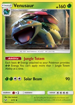 Bisaflor SLG-3 Uncommon Good Deutsch Reverse Holo