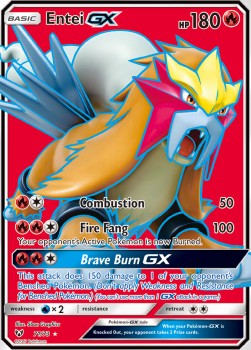 Entei GX SLG-71 Ultra Rare Excellent Englisch