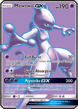 Mewtwo GX SLG-72 Ultra Rare Good Englisch