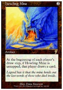Howling Mine 7ED-300 Rare Light Played Englisch