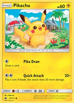 Pikachu CIN-30 Common Light Played Deutsch
