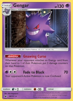 Gengar CIN-38 Holo Rare Light Played Deutsch