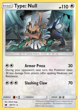 Type: Null CIN-89 Holo Rare Light Played Deutsch