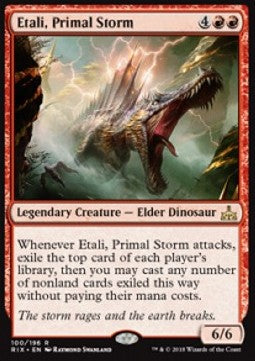 Etali, Primal Storm RIX-100 Rare Light Played Englisch