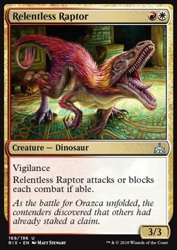 Unnachgiebiger Raptor RIX-169 Uncommon Excellent Deutsch