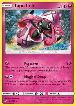 Tapu Lele UPR-94 Rare Excellent Deutsch Reverse Holo