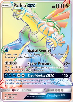Palkia GX UPR-165 Secret Rare Good Deutsch