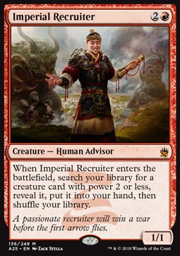 Imperial Recruiter A25-136 Mythic Good Englisch