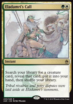 Eladamri's Call A25-203 Rare Near Mint Englisch Foil