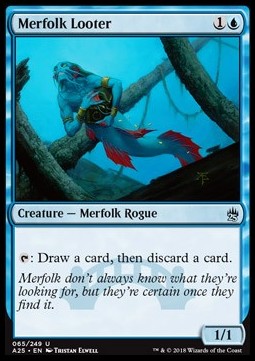Merfolk Looter A25-65 Uncommon Excellent Englisch Foil