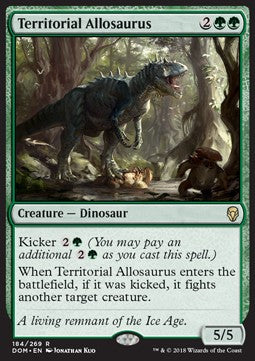 Revierverteidigender Allosaurus DOM-184 Rare Excellent Deutsch