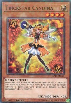 Trickstar Candida (V.2) SP18-020 Starfoil Rare Excellent Deutsch 1. Auflage