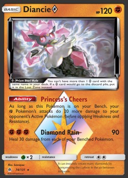 Diancie ◇ FLI-74 Holo Rare Light Played Deutsch