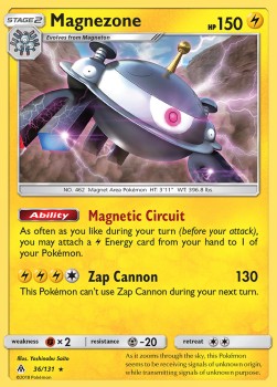 Magnezone FLI-36 Holo Rare Played Deutsch
