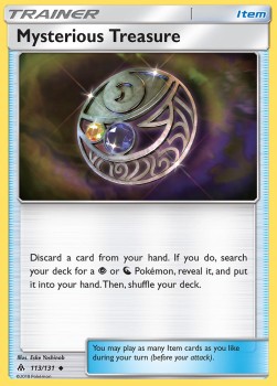 Geheimnisvoller Schatz FLI-113 Uncommon Light Played Deutsch Reverse Holo