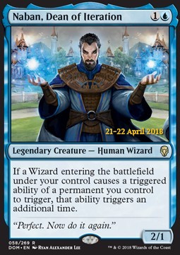 Naban, Dean of Iteration PDOM-58 Rare Excellent Englisch Foil