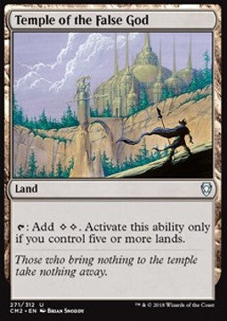Temple of the False God (V.1) CM2-271 Uncommon Light Played Englisch
