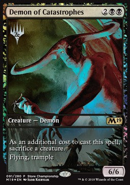 Demon of Catastrophes SCH-91 Rare Good Englisch Foil