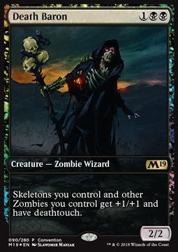Death Baron CNPR- Rare Light Played Englisch Foil