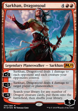 Sarkhan, Dragonsoul M19-296 Mythic Excellent Italienisch
