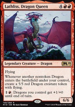Lathliss, Dragon Queen M19-149 Rare Good Englisch