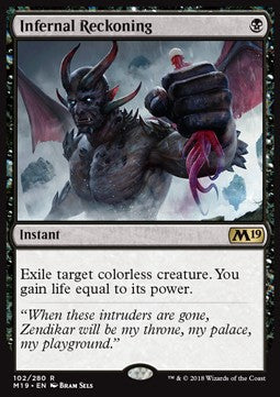 Infernal Reckoning M19-102 Rare Excellent Englisch