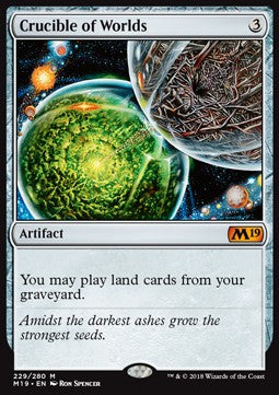 Crucible of Worlds M19-229 Mythic Excellent Englisch Foil
