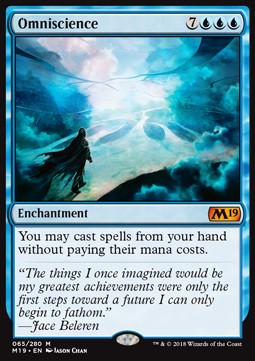 Omniscience M19-65 Mythic Good Englisch