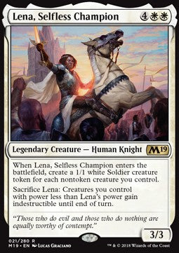 Lena, Selfless Champion M19-21 Rare Good Englisch
