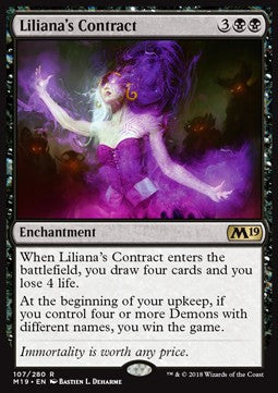 Liliana's Contract M19-107 Rare Excellent Englisch