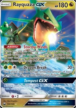 Rayquaza GX CES-109 Ultra Rare Excellent Deutsch