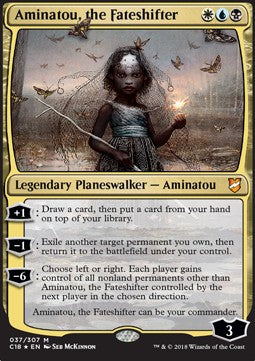 Aminatou, the Fateshifter (V.1) C18-37 Mythic Good Englisch Foil